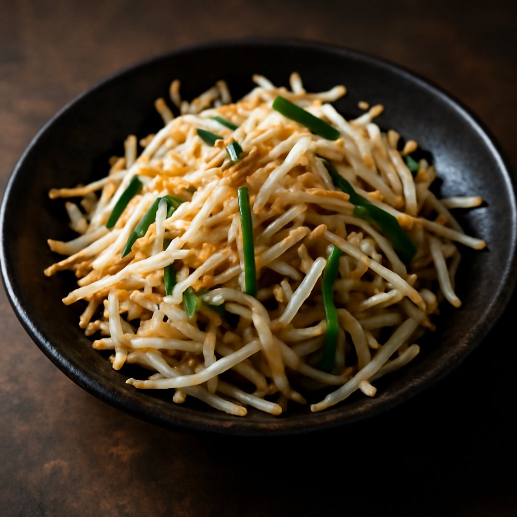 Stir Fry Bean Sprouts with Garlic