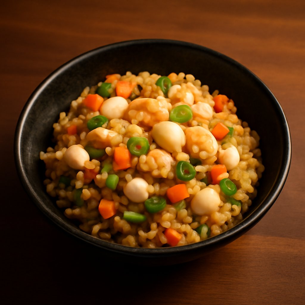 Diced Seafood Fried Rice