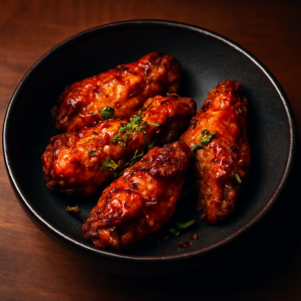 Spicy Hot Chicken Wings (4)