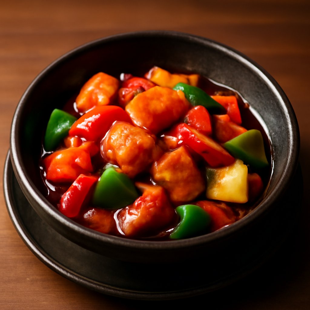 Sweet and Sour Iberico Pork Hong Kong Style