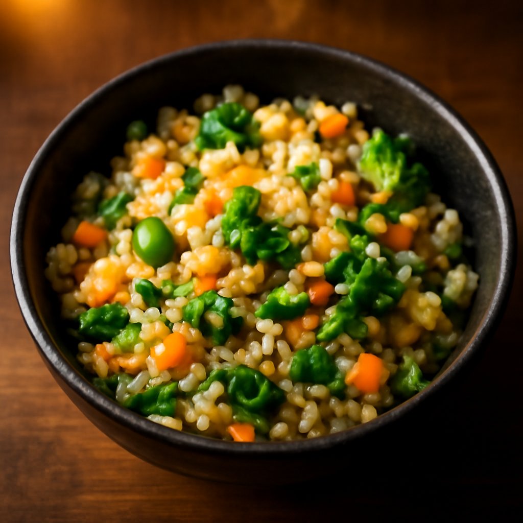 Free Range Egg Fried Rice with Assorted Vegetables