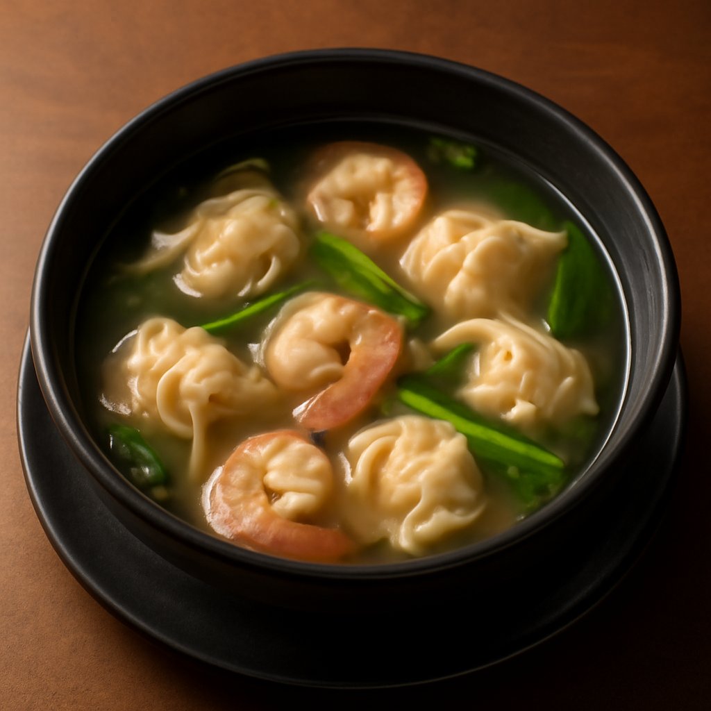 Won Ton Soup (Pork & Shrimp)