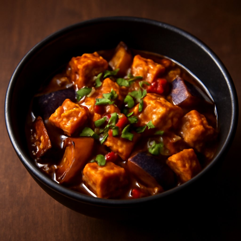 Sea Spiced Aubergine & Tofu