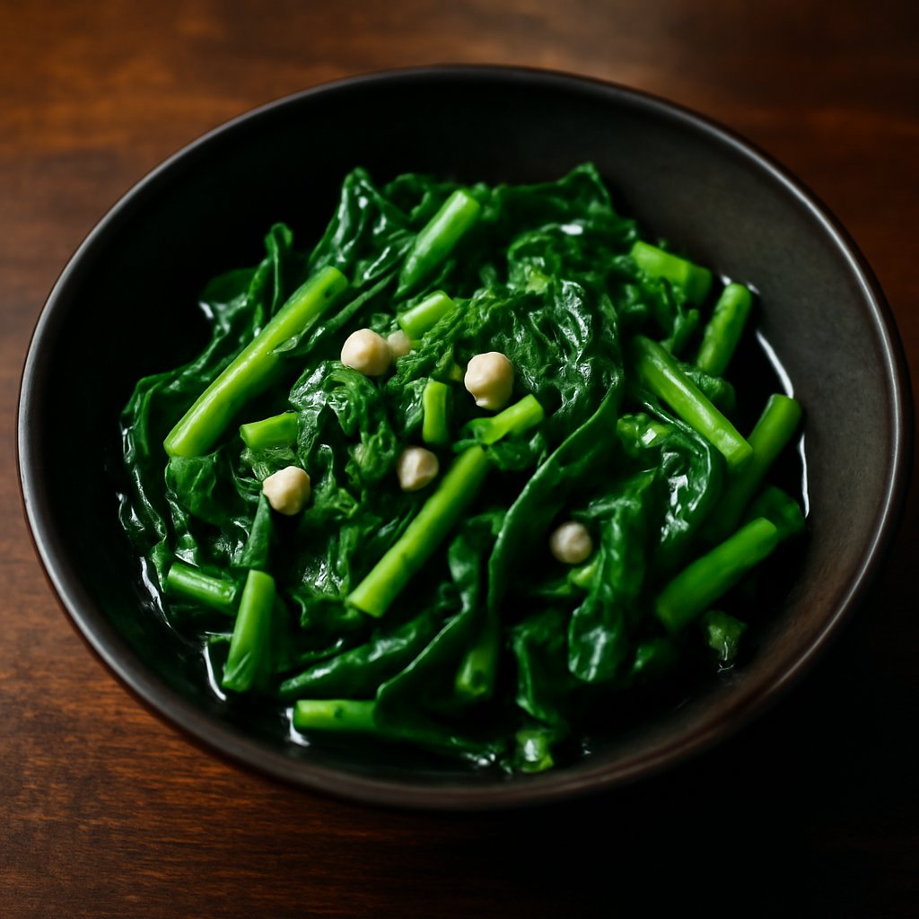 Stir Fry Mix Greens with Garlic