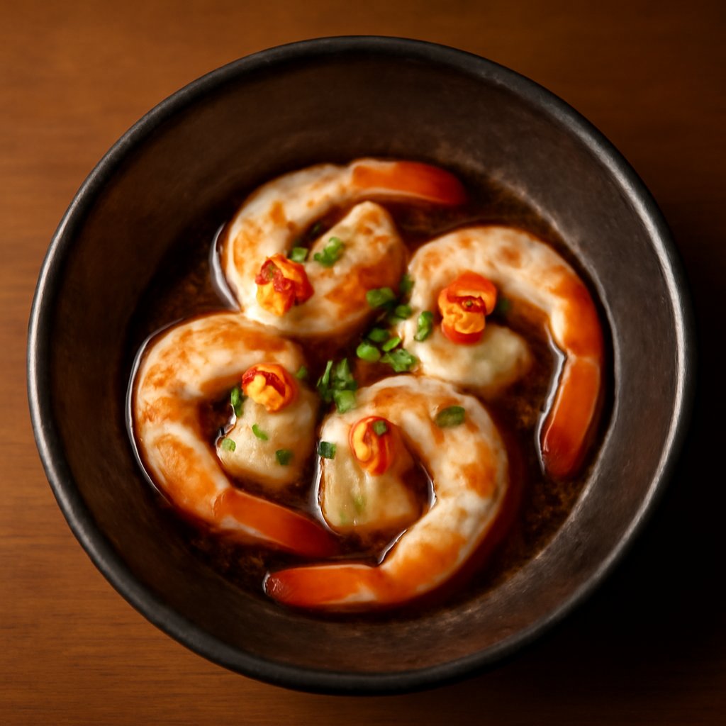 Steamed Hunan Chilli King Prawns (4)