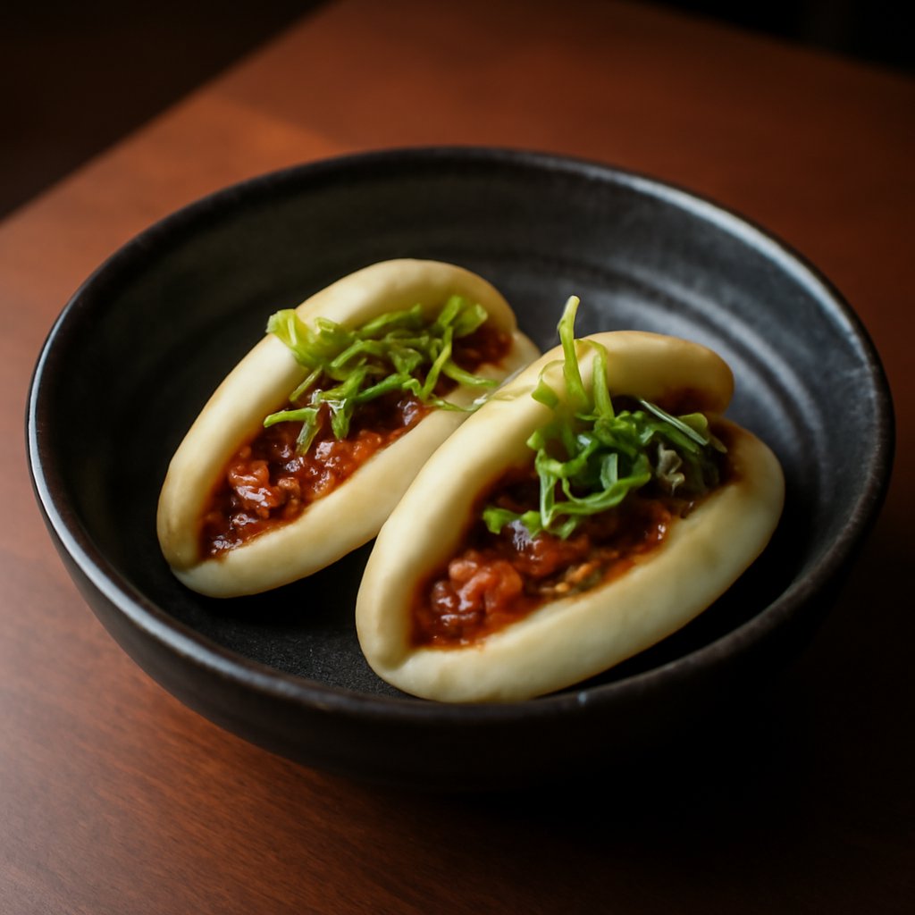 Vegetarian Char Sui Buns (2)