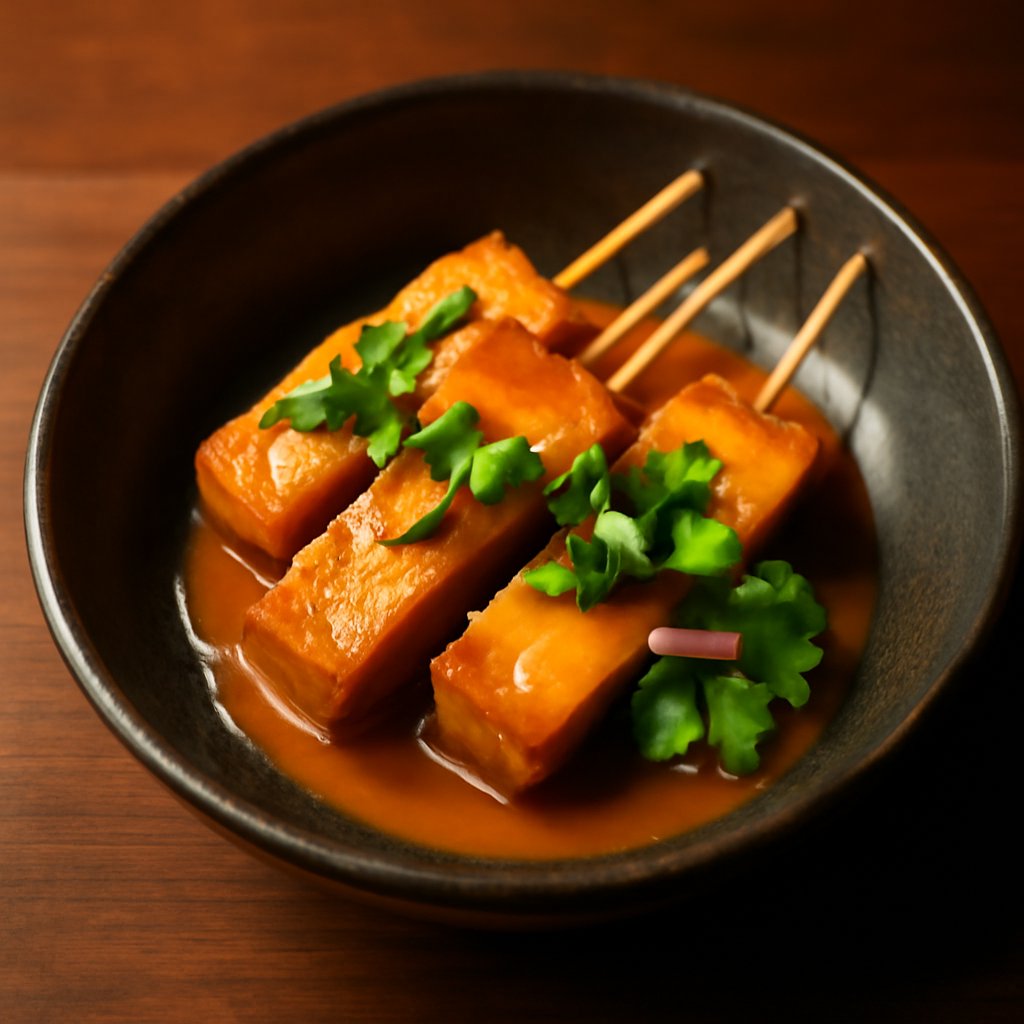 Satay Tofu Skewers