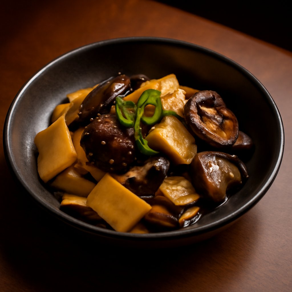 Bamboo Shoots and Chinese Mushrooms