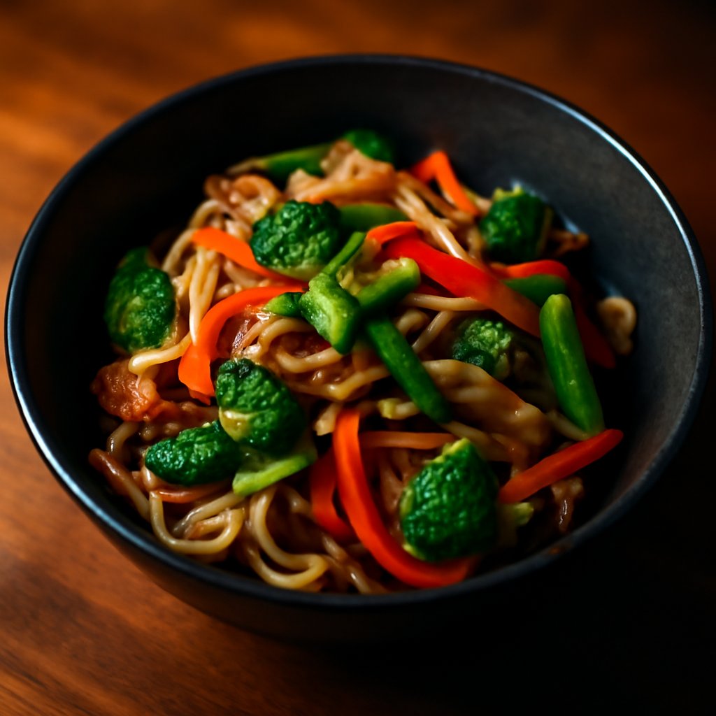 Udon Noodles with Vegetables