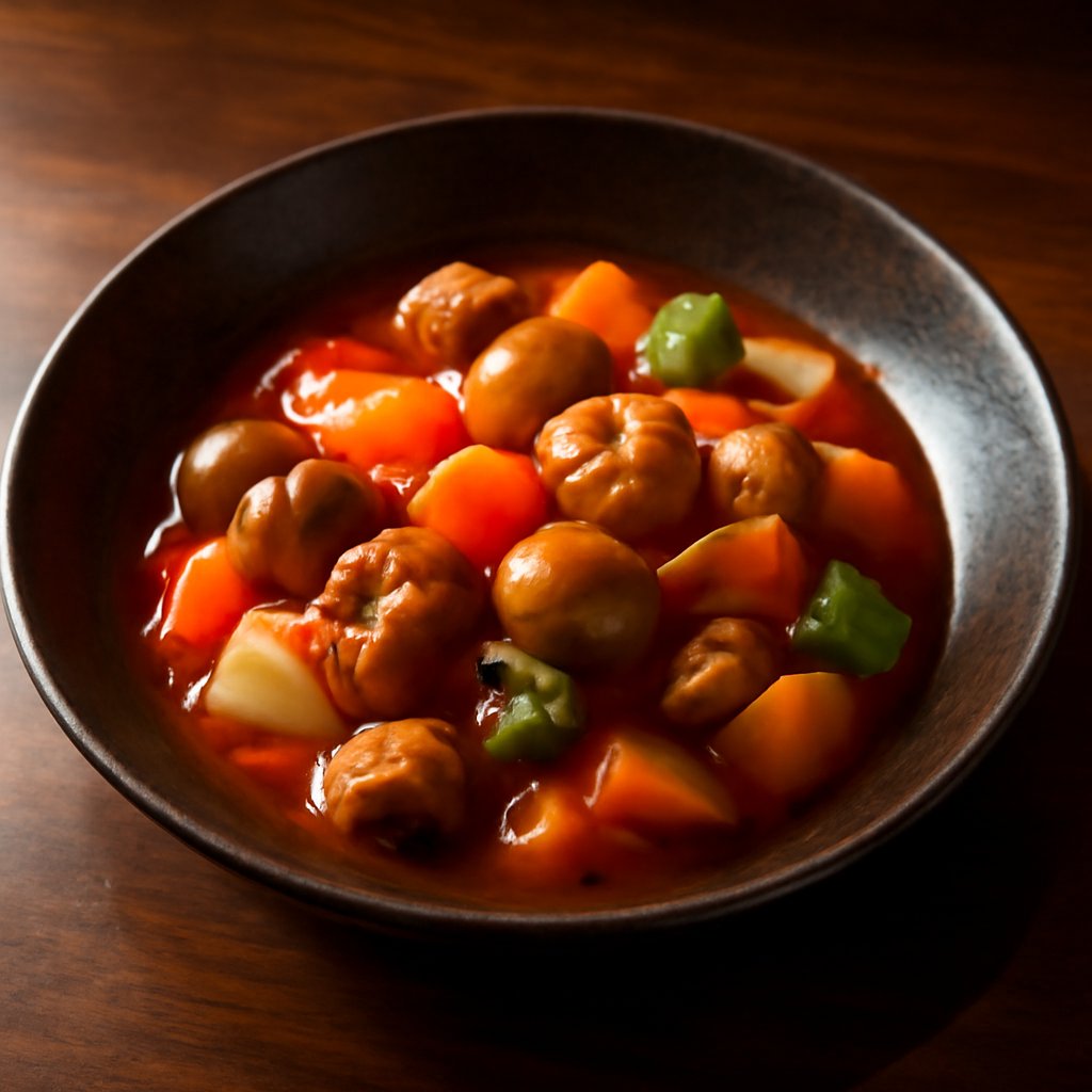 Sweet and Sour Mushrooms