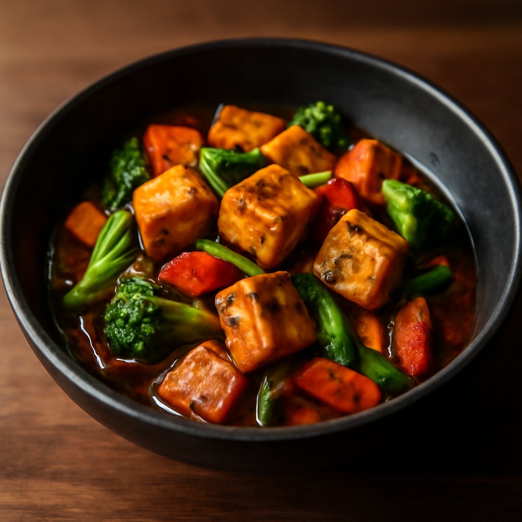 Szechuan Tofu with Vegetables