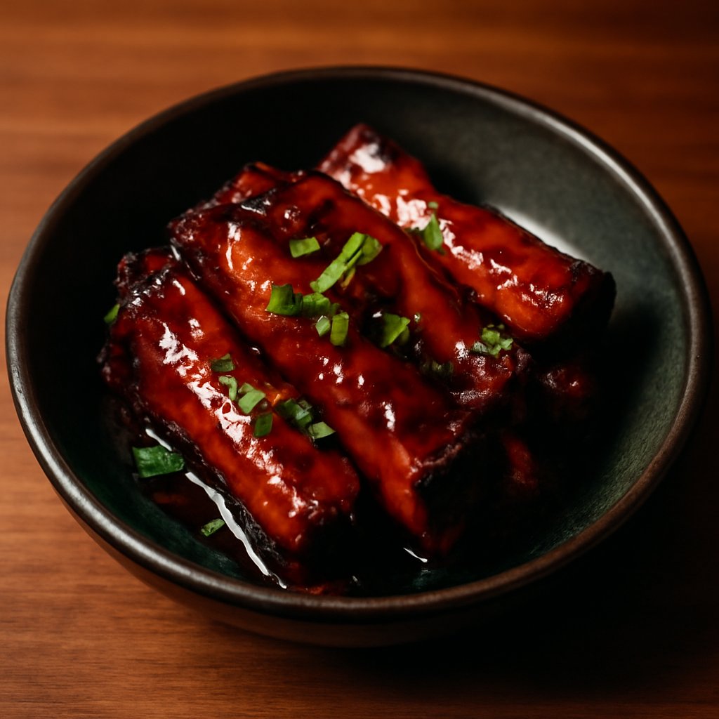Barbecued Spare Ribs with Chinese Honey & Soya
