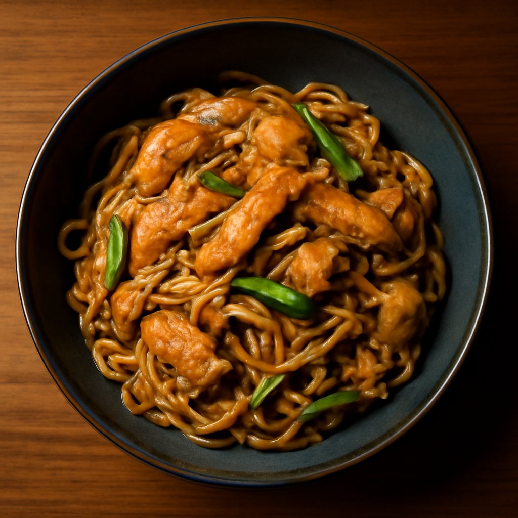Ho Fun Noodles with Chicken