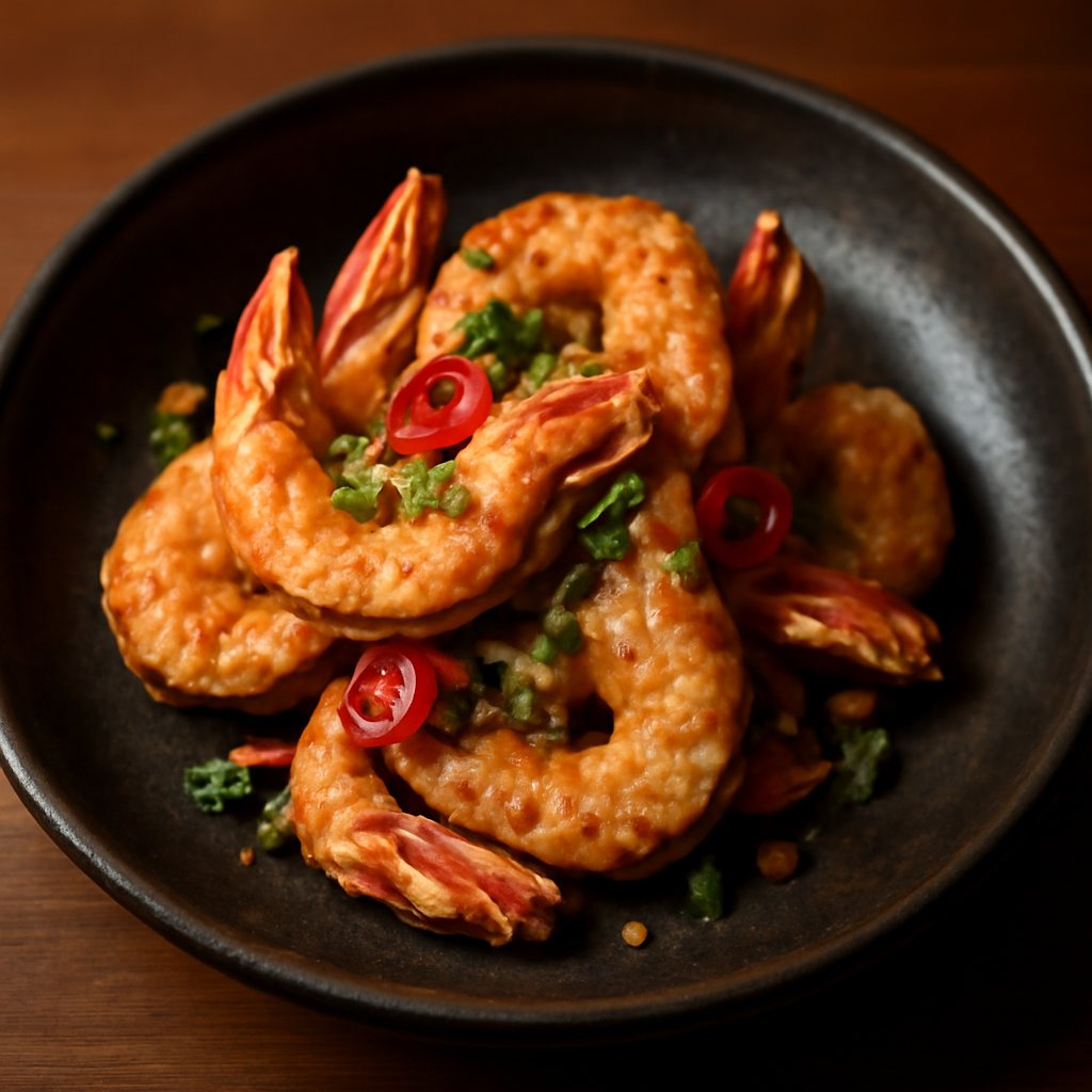 King Prawns with Szechuan Peppercorn Salt