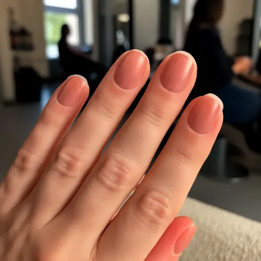 Gel Manicure with One Colour