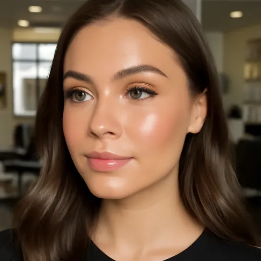 Glowing Makeup with Lashes