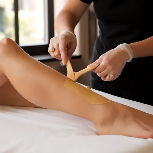 Waxing Three-Quarter Leg